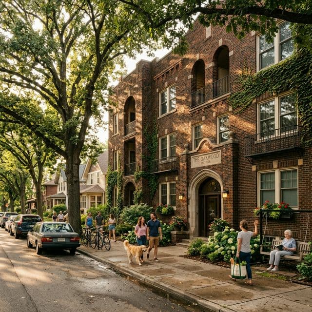 Heritage Midwestern Apartment Building