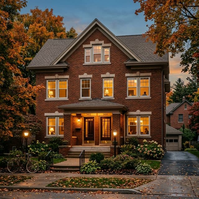 Heritage Midwestern multi-family architecture